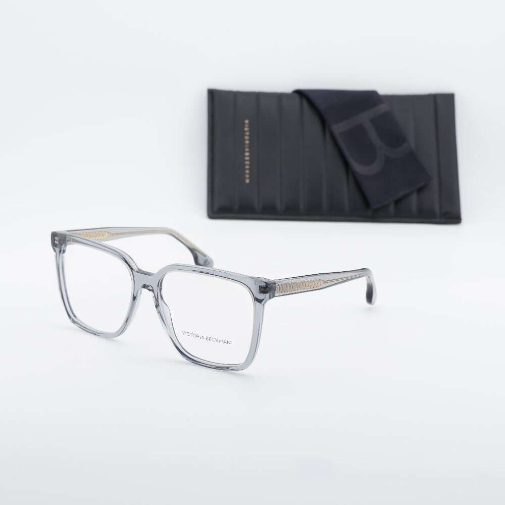 Victoria Beckham VB2669 037 Square Eyeglasses - Transparent Grey 55mm